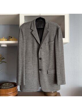 Byblos Gray Wool Mens Italy Jacket Sport Coat Blazer